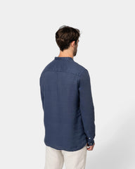 Camicia con collo Mao délavé uomo da personalizzare - 3