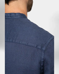 Camicia con collo Mao délavé uomo da personalizzare - 4