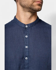 Camicia con collo Mao délavé uomo da personalizzare - 2