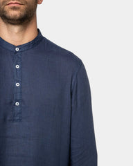Camicia con collo Mao délavé uomo da personalizzare - 6