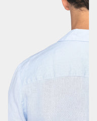 Camicia con collo bowling in lino uomo da personalizzare - 2