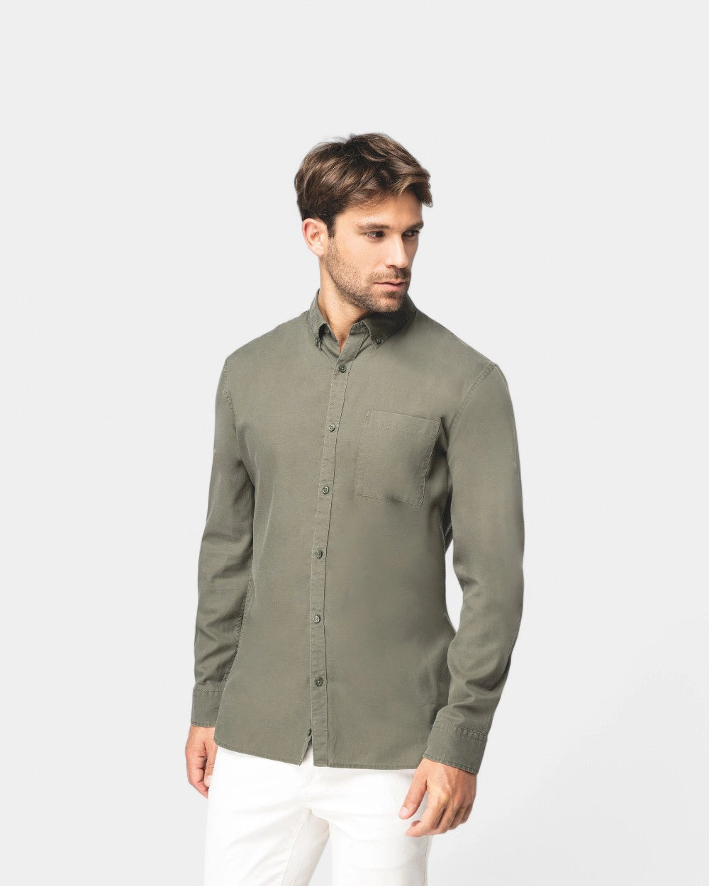 Camicia in lyocell uomo da personalizzare - 1