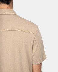 Camicia délavé maniche corte uomo da personalizzare - 3