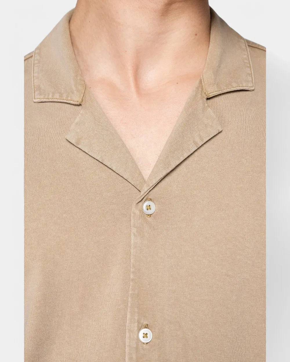 Camicia délavé maniche corte uomo da personalizzare - 4