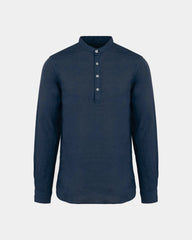 Camicia con collo Mao délavé uomo da personalizzare - 7