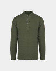 Camicia con collo Mao délavé uomo da personalizzare - 8