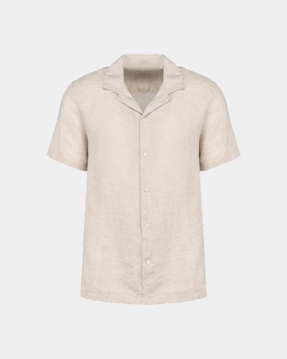 Camicia con collo bowling in lino uomo da personalizzare - 6