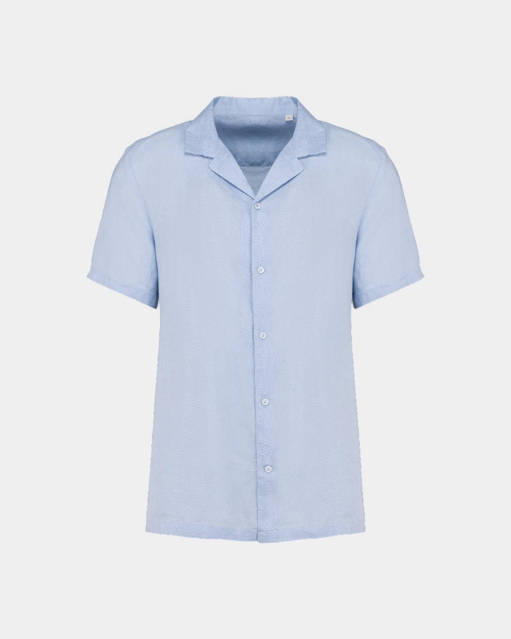 Camicia con collo bowling in lino uomo da personalizzare - 7