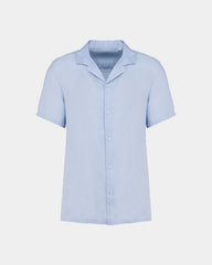 Camicia con collo bowling in lino uomo da personalizzare - 7
