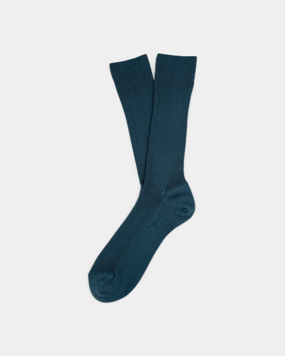 Chaussettes écoresponsables unisexes à personnaliser - Peacock Blue