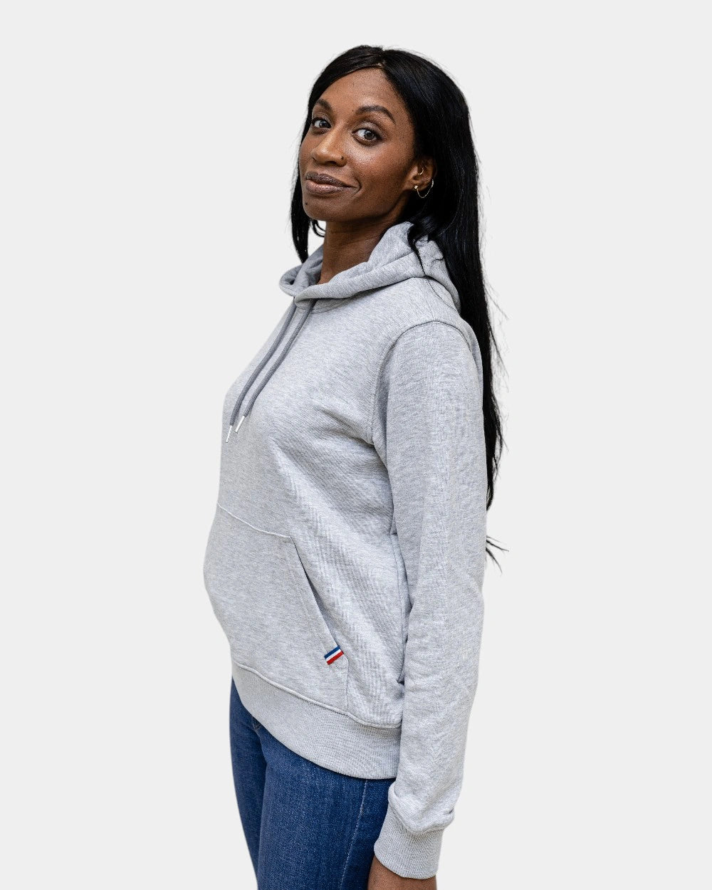 Felpa con cappuccio da donna Made in France personalizzabile - 8