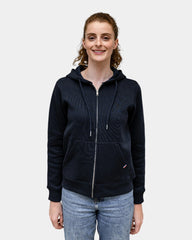 Hoodie donna in pile con zip da personalizzare