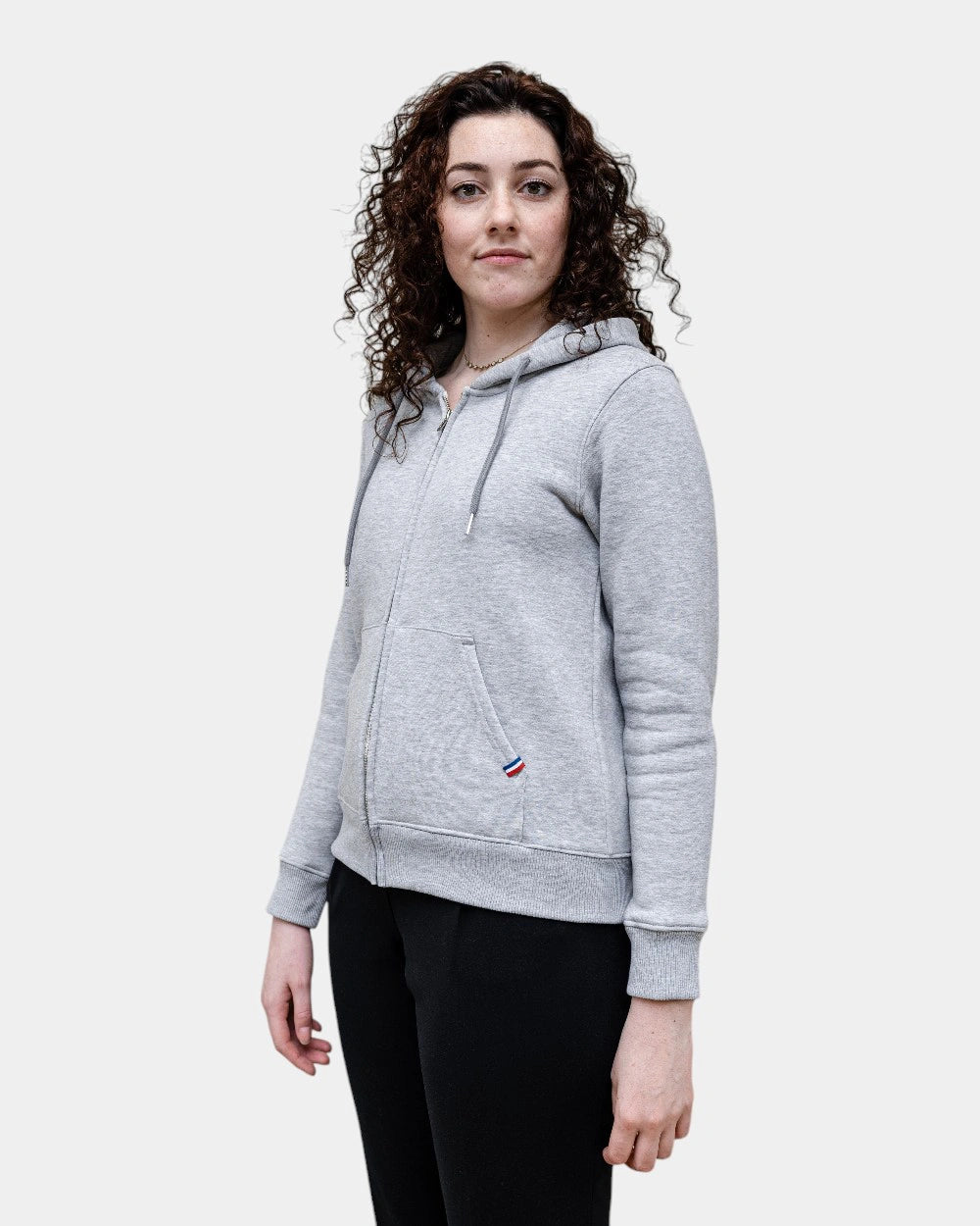 Hoodie donna in pile con zip da personalizzare - 12
