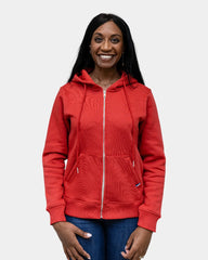 Hoodie donna in pile con zip da personalizzare - 23