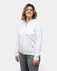 Hoodie donna Made in France con zip da personalizzare - 1
