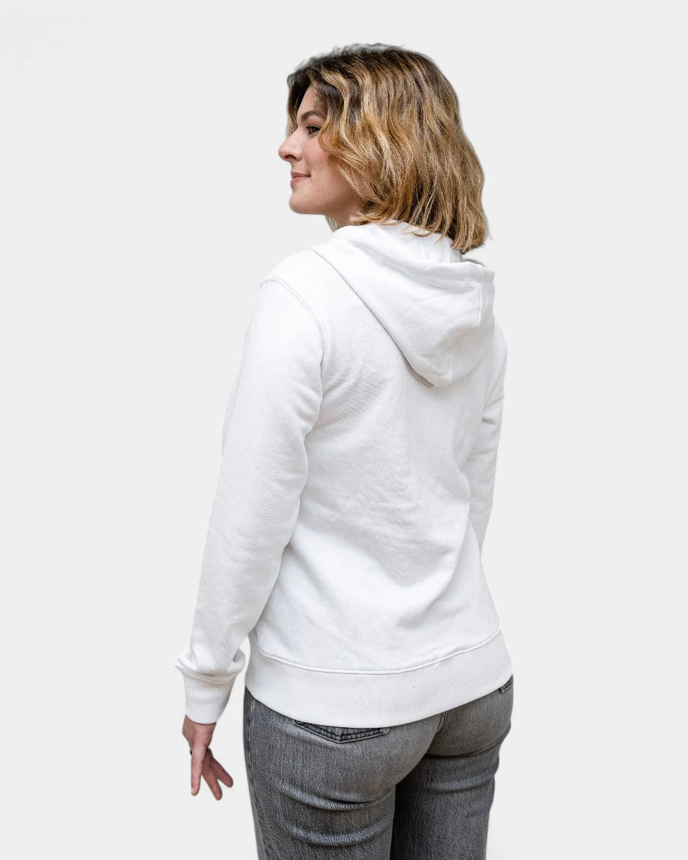 Hoodie donna Made in France con zip da personalizzare - 3