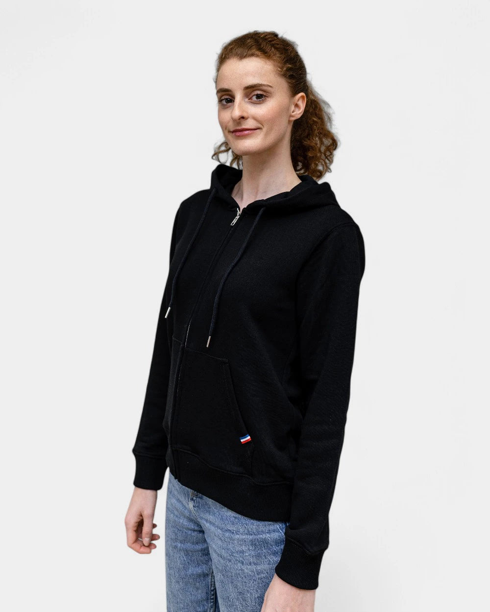 Hoodie donna Made in France con zip da personalizzare - 10