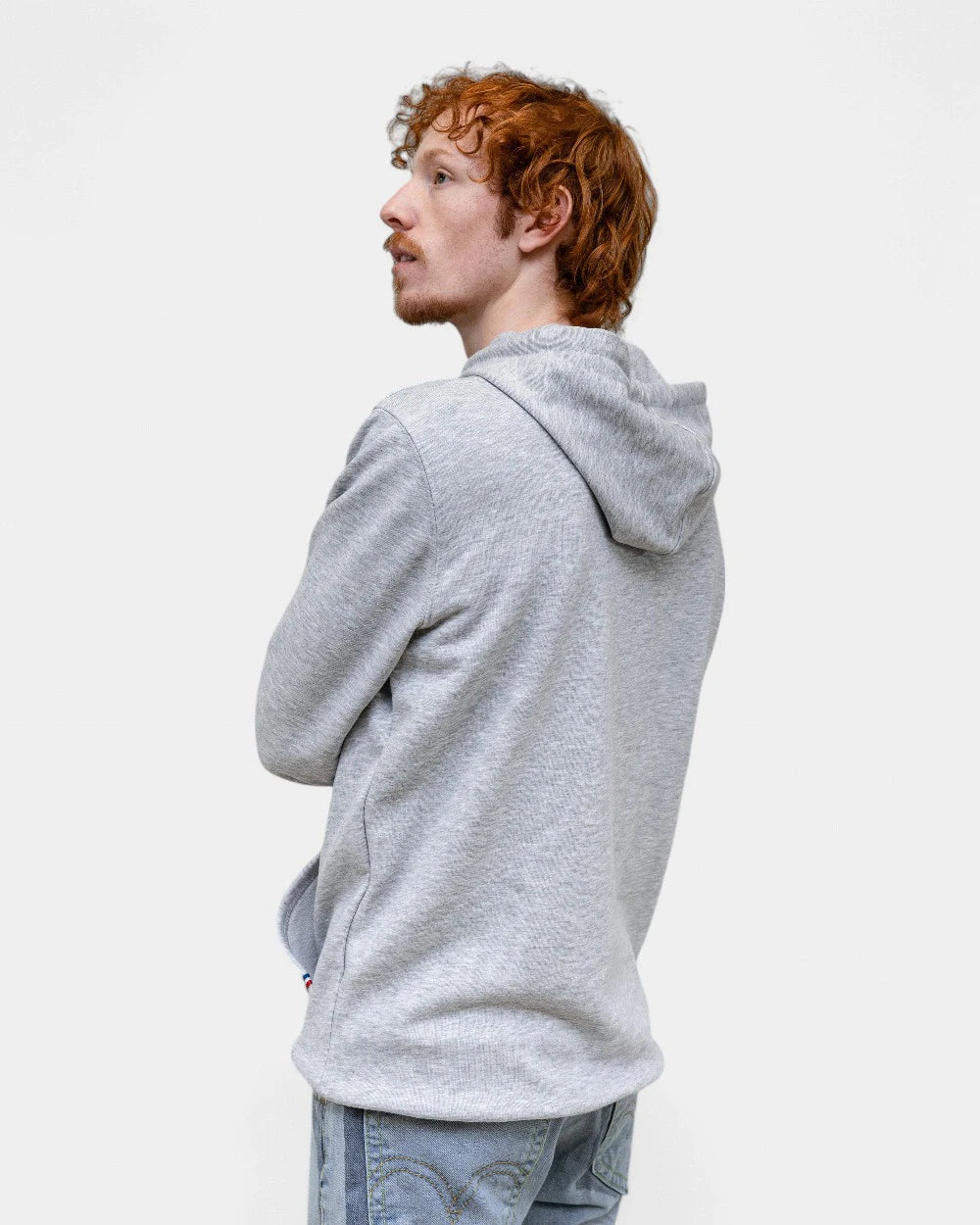 Hoodie uomo Made in France con zip da personalizzare - 11