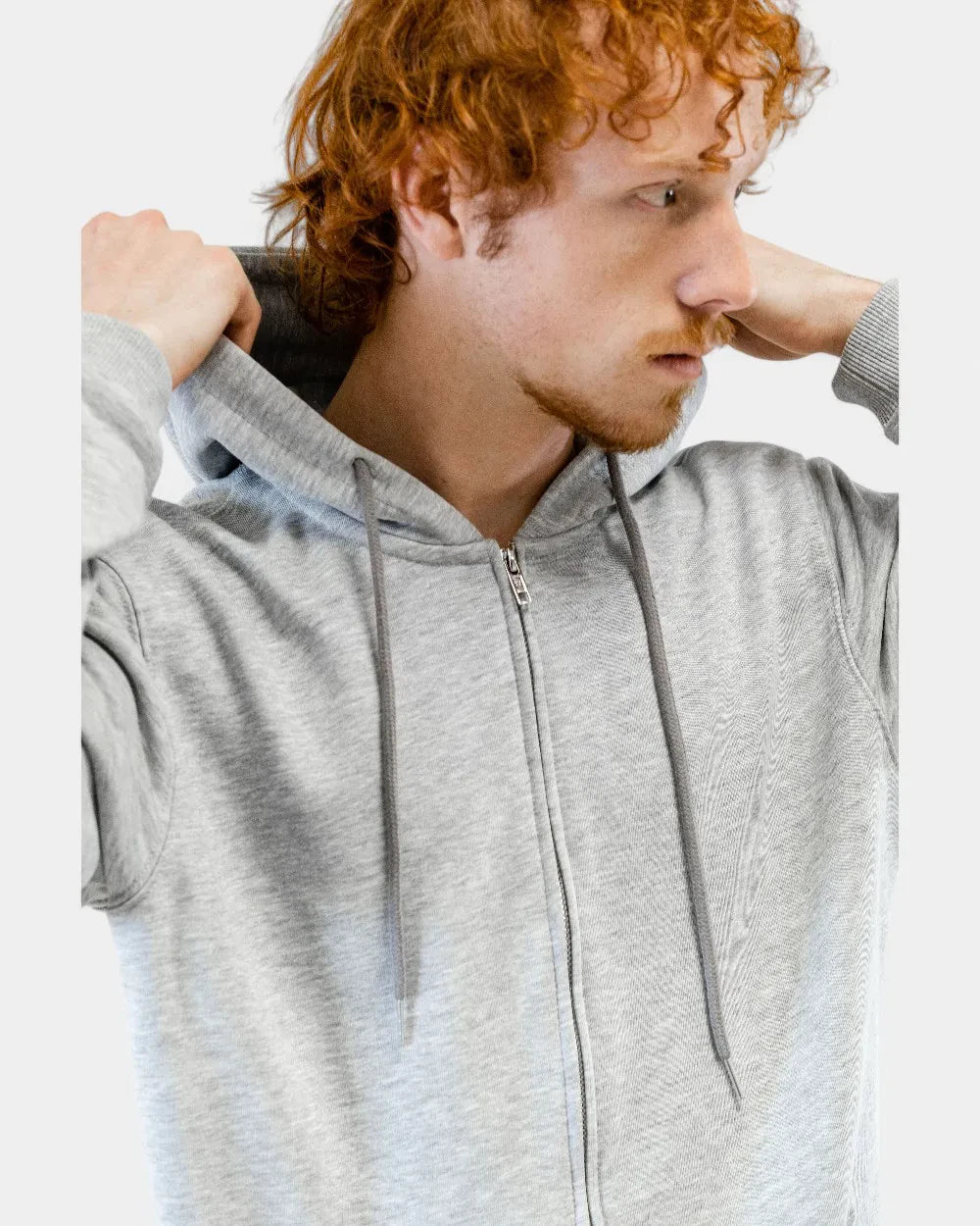 Hoodie uomo Made in France con zip da personalizzare - 12