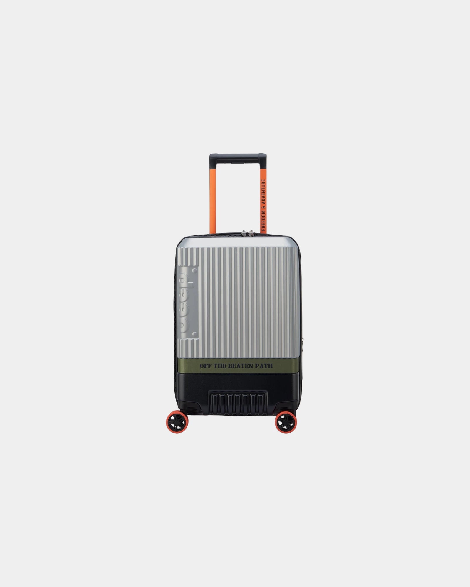 Trolley cabina policarbonato 55 cm da personalizzare - Argento