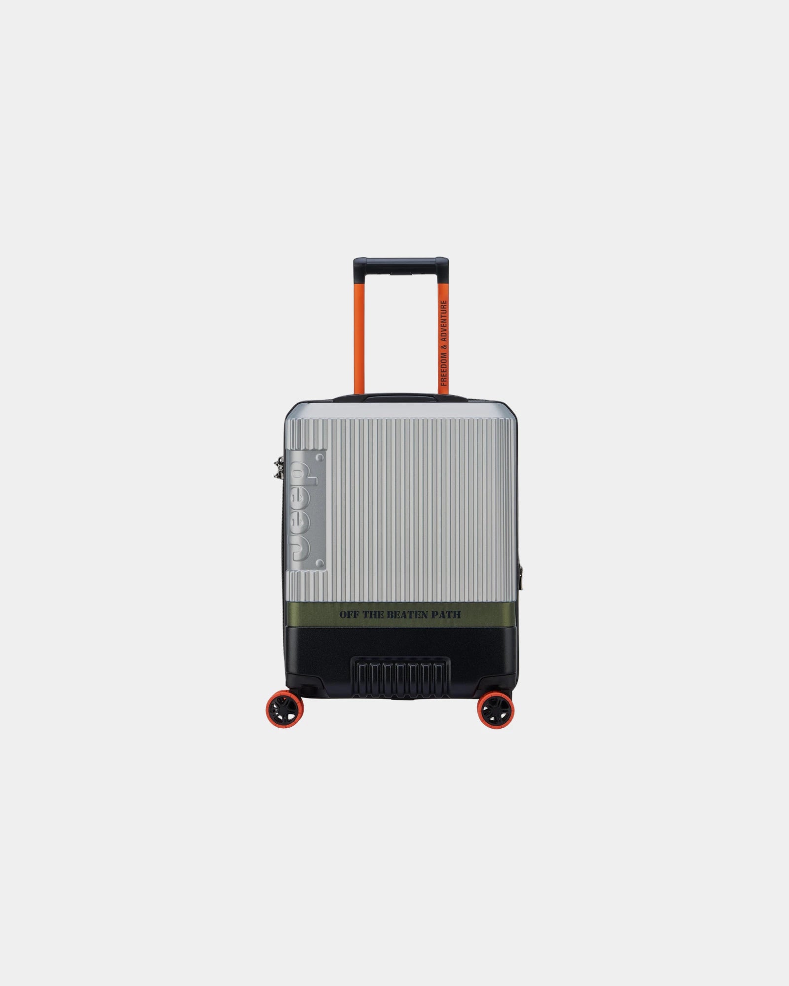Trolley cabina policarbonato 55 cm da personalizzare - Argento