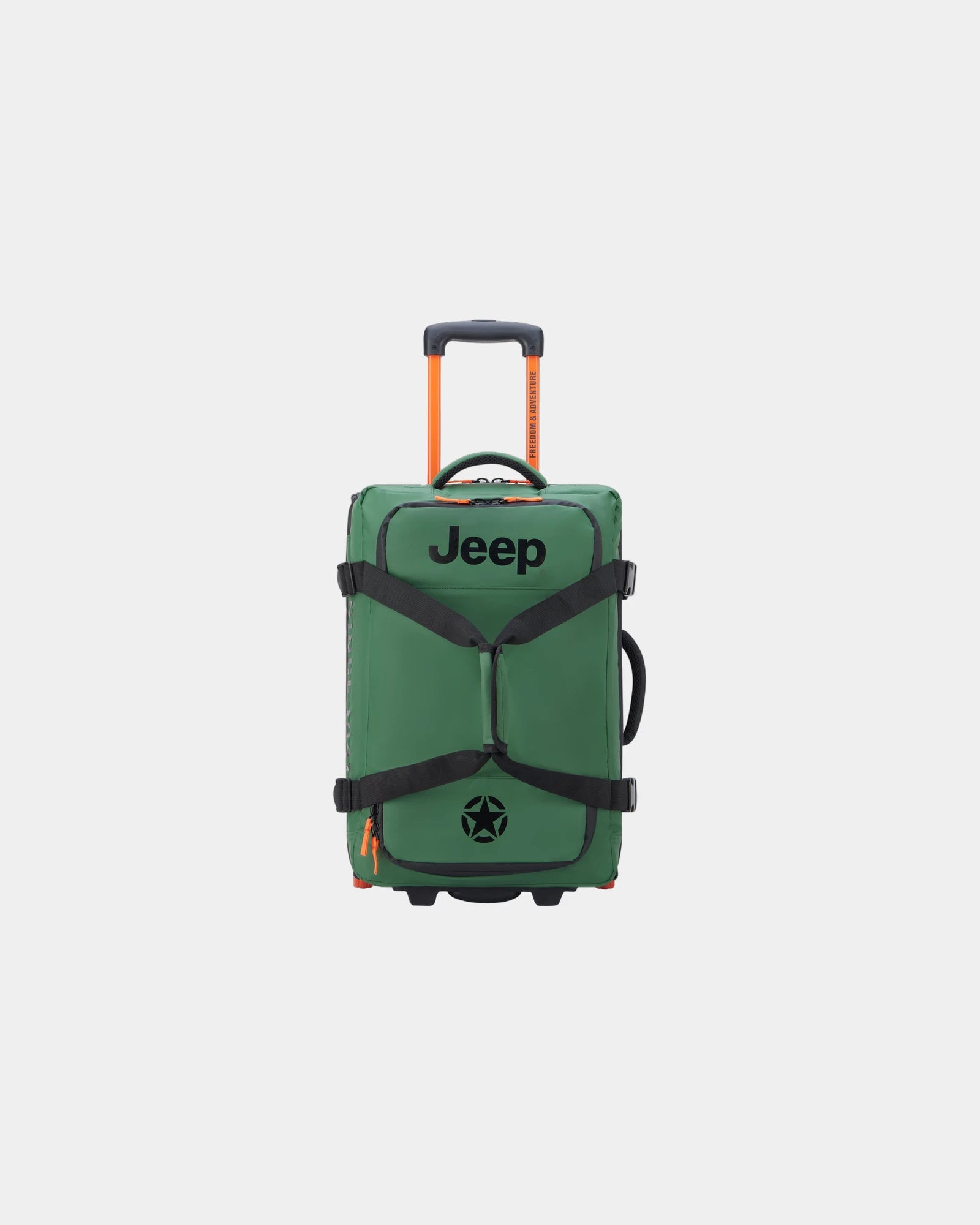 Trolley poliestere riciclato 55 cm da personalizzare - Verde Olmo