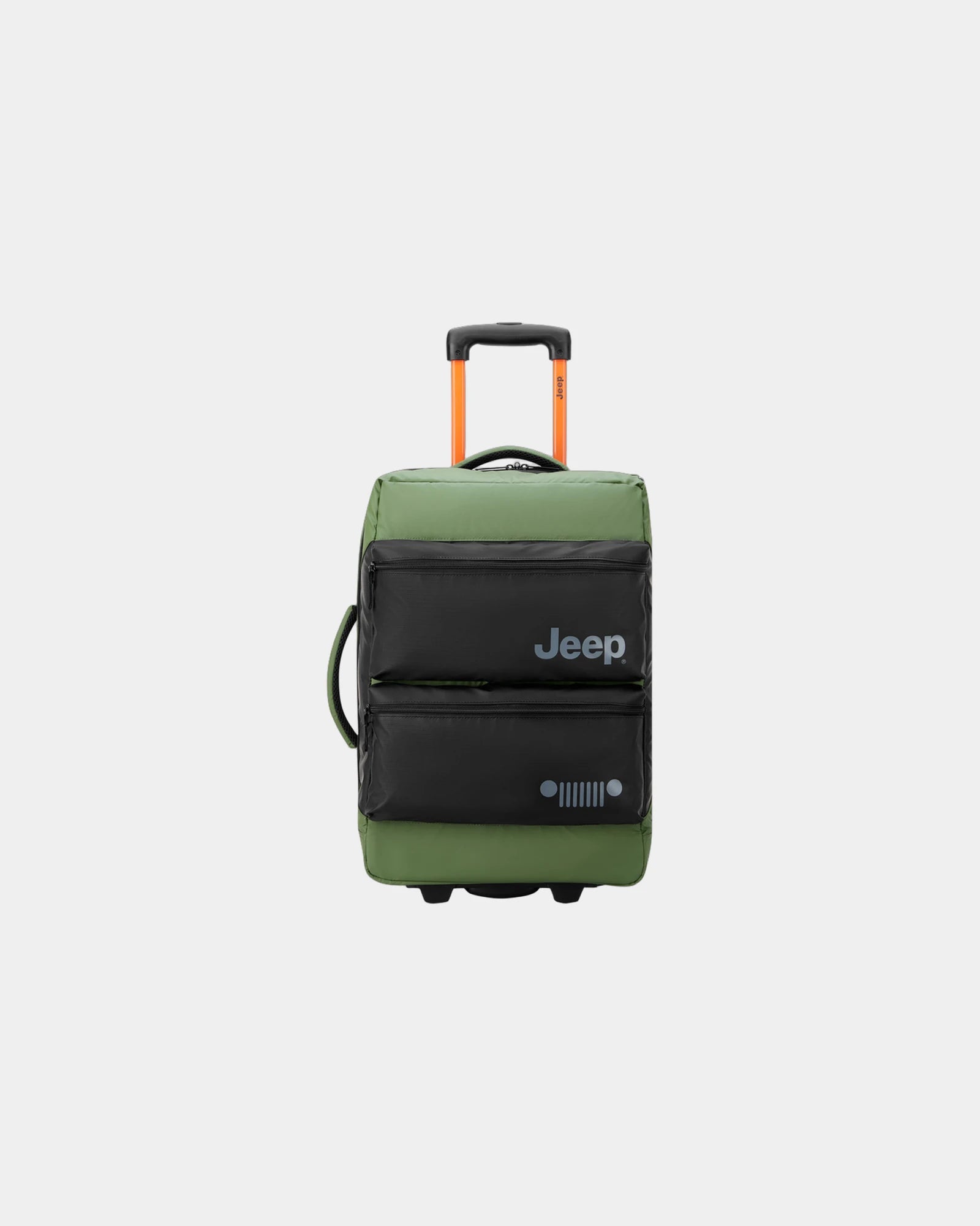 Borsa da viaggio trolley riciclato 55 cm da personalizzare - Verde Olmo