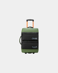Borsa da viaggio trolley riciclato 55 cm da personalizzare - Verde Olmo