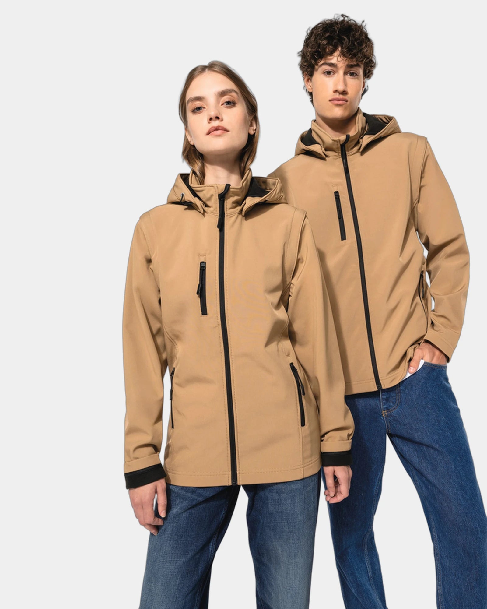 Giacca softshell impermeabile 8000mm da personalizzare - Titanio