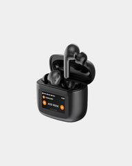 Auricolari ANC con schermo touch da personalizzare - Nero