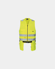 Gilet multitasche alta visibilità da personalizzare - Giallo