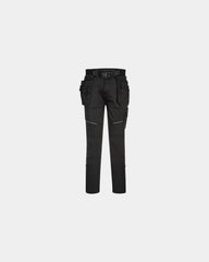 Pantalone jogger slim tasche portafondina 60 cm da personalizzare - Nero-Blu Cielo
