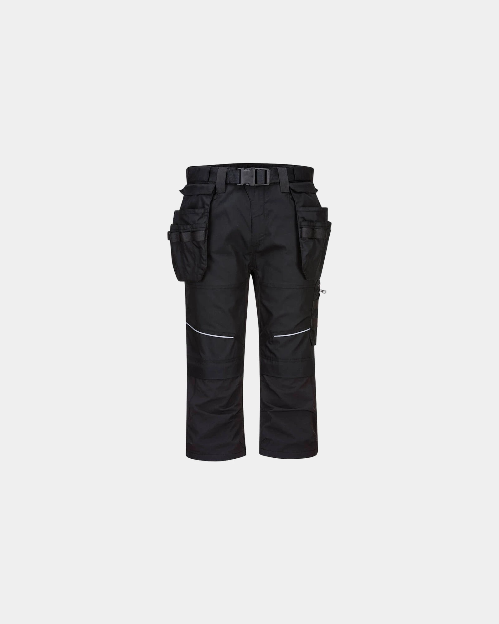 Pantaloncini Holster KX3 3/4 antistrappo da personalizzare - Nero-Blu Cielo