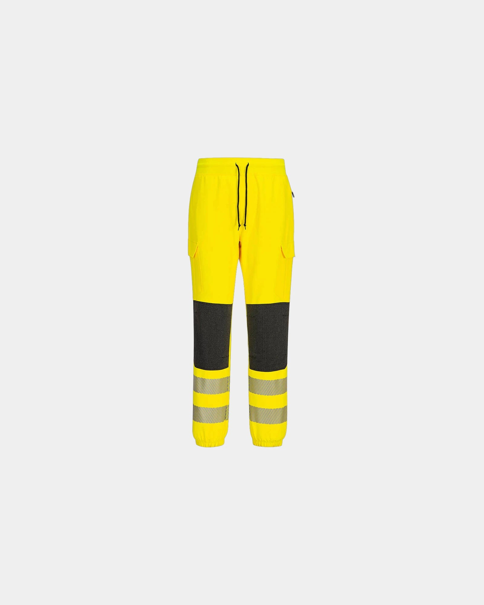 Pantalone jogging alta visibilità classe 2 da personalizzare - Giallo-Nero