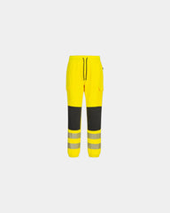 Pantalone jogging alta visibilità classe 2 da personalizzare - Giallo-Nero