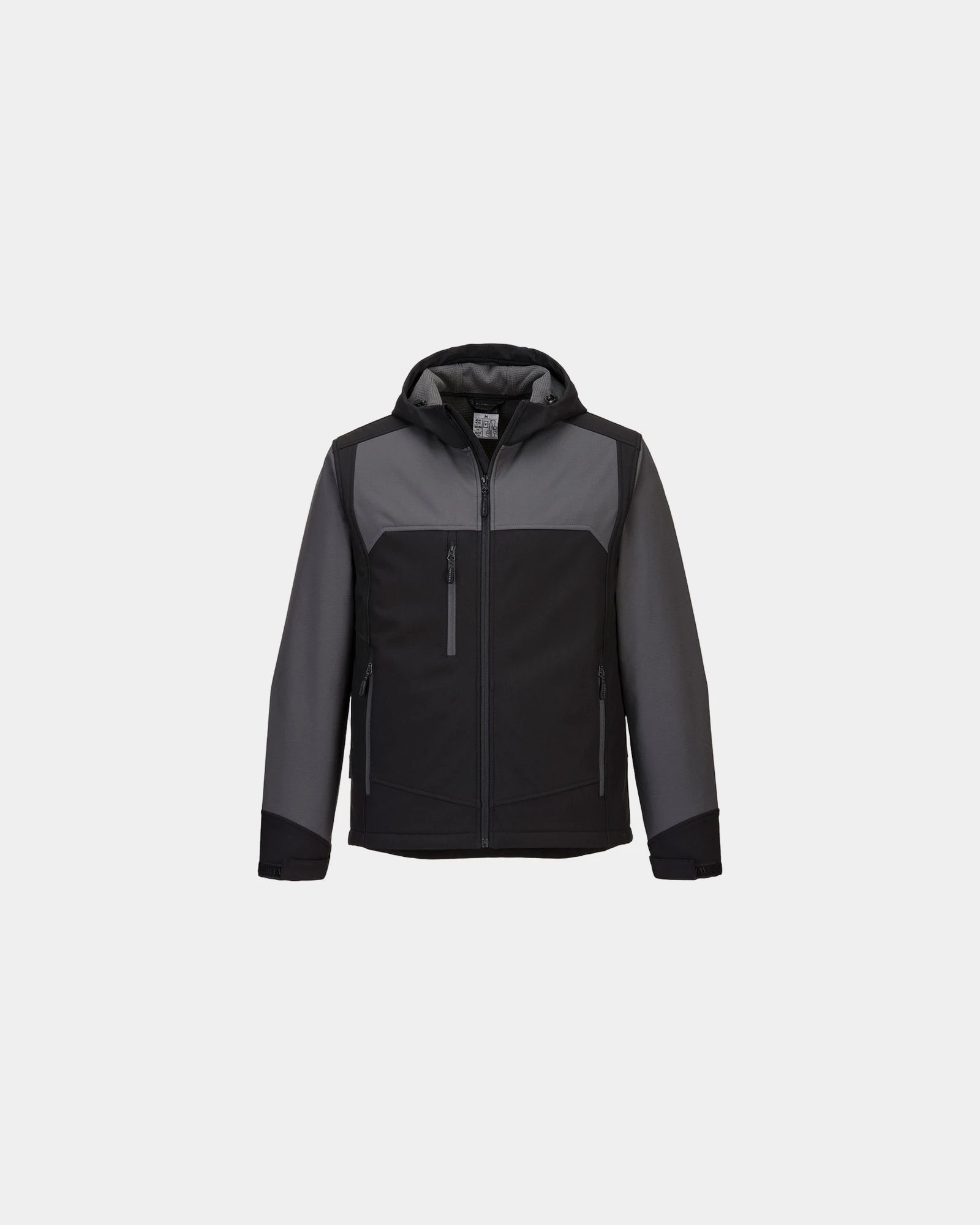 Softshell con cappuccio impermeabile a 3 strati da personalizzare - Verde Scuro