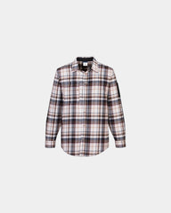 Camicia da lavoro a quadri cotone 100% da personalizzare - Marrone