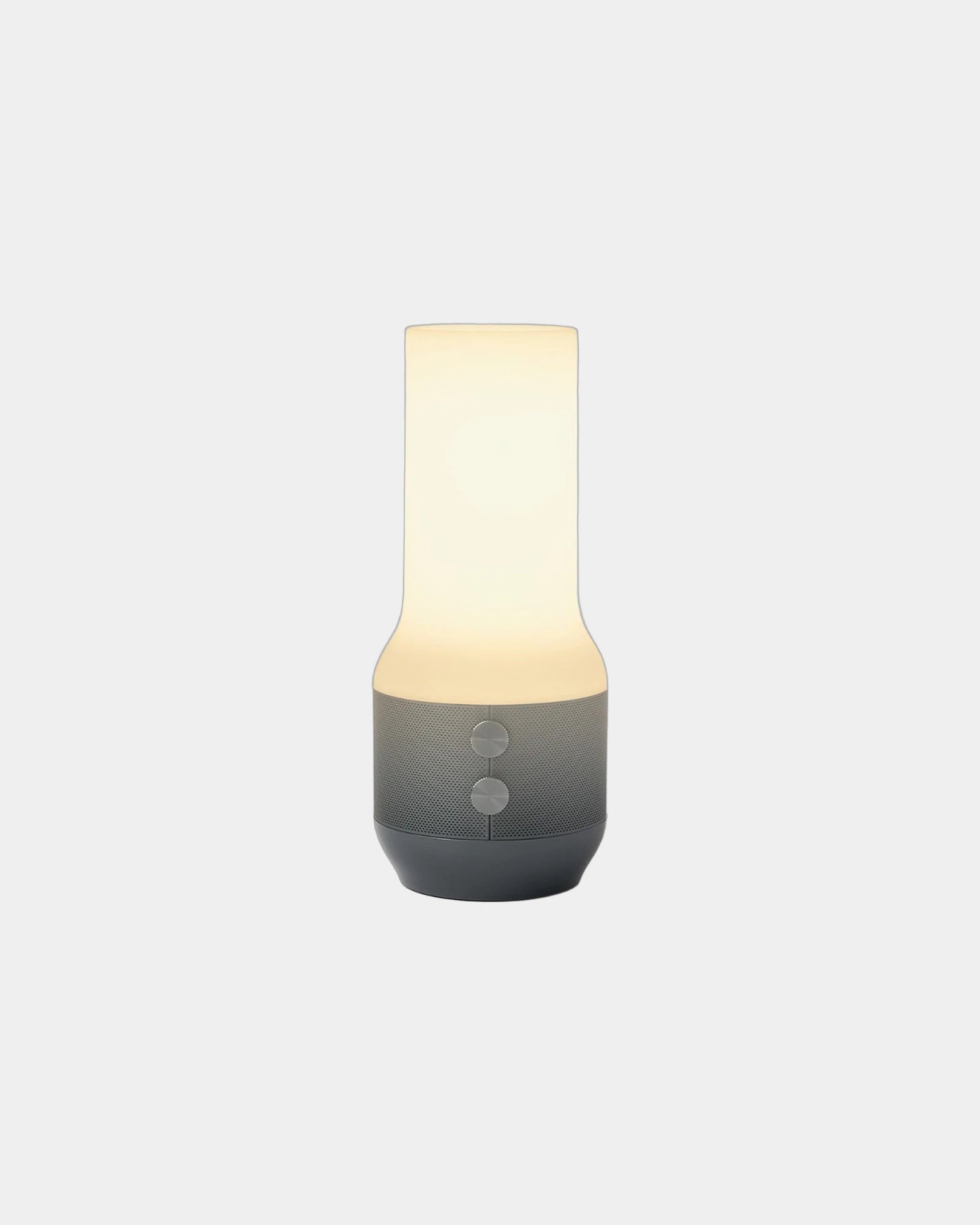 Lampada LED speaker resistente Terrace+ da personalizzare - Grigio canna di fucile