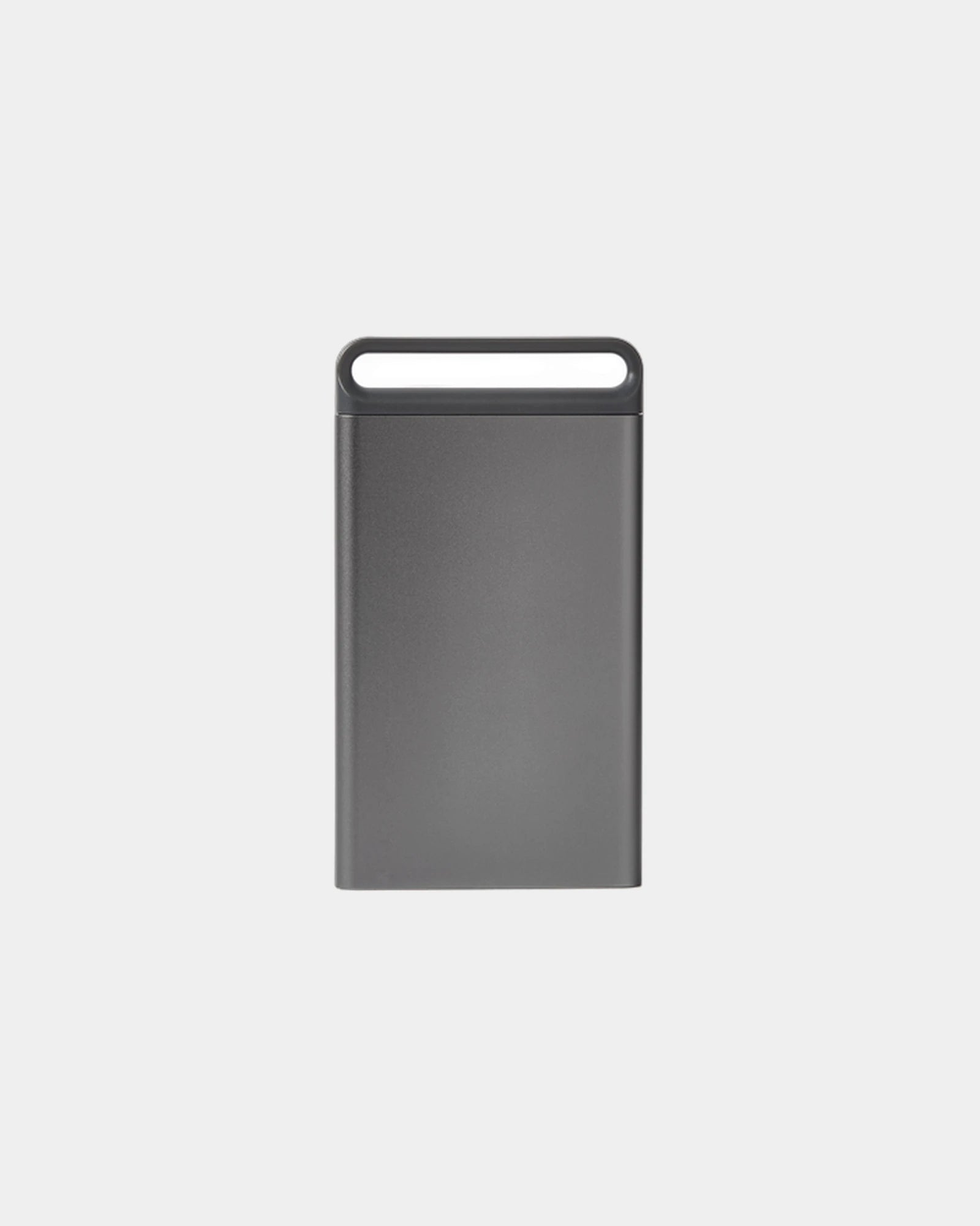 Portacarte alluminio Lexon Nomaday Card da personalizzare - Grigio canna di fucile