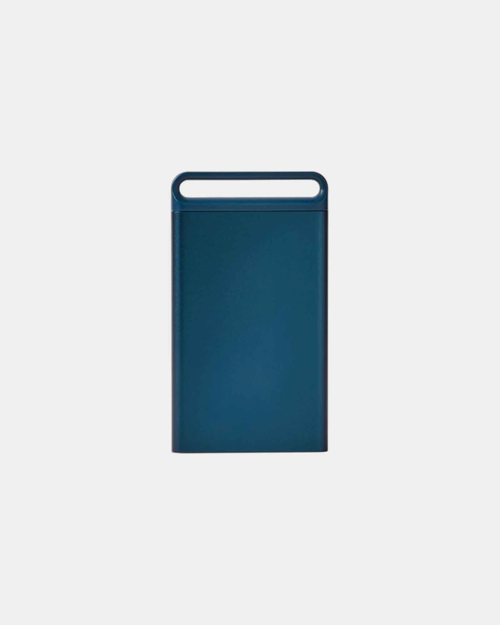 Portacarte alluminio Lexon Nomaday Card da personalizzare - Blu scuro