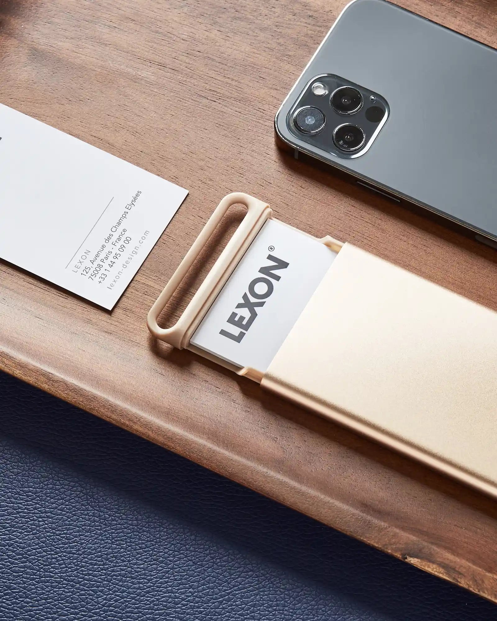 Portacarte alluminio Lexon Nomaday Card da personalizzare - 8