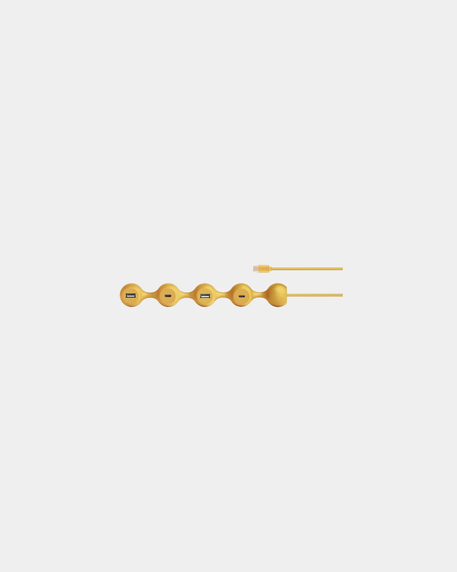Hub USB-C Lexon Peas Hub-C da personalizzare - Giallo