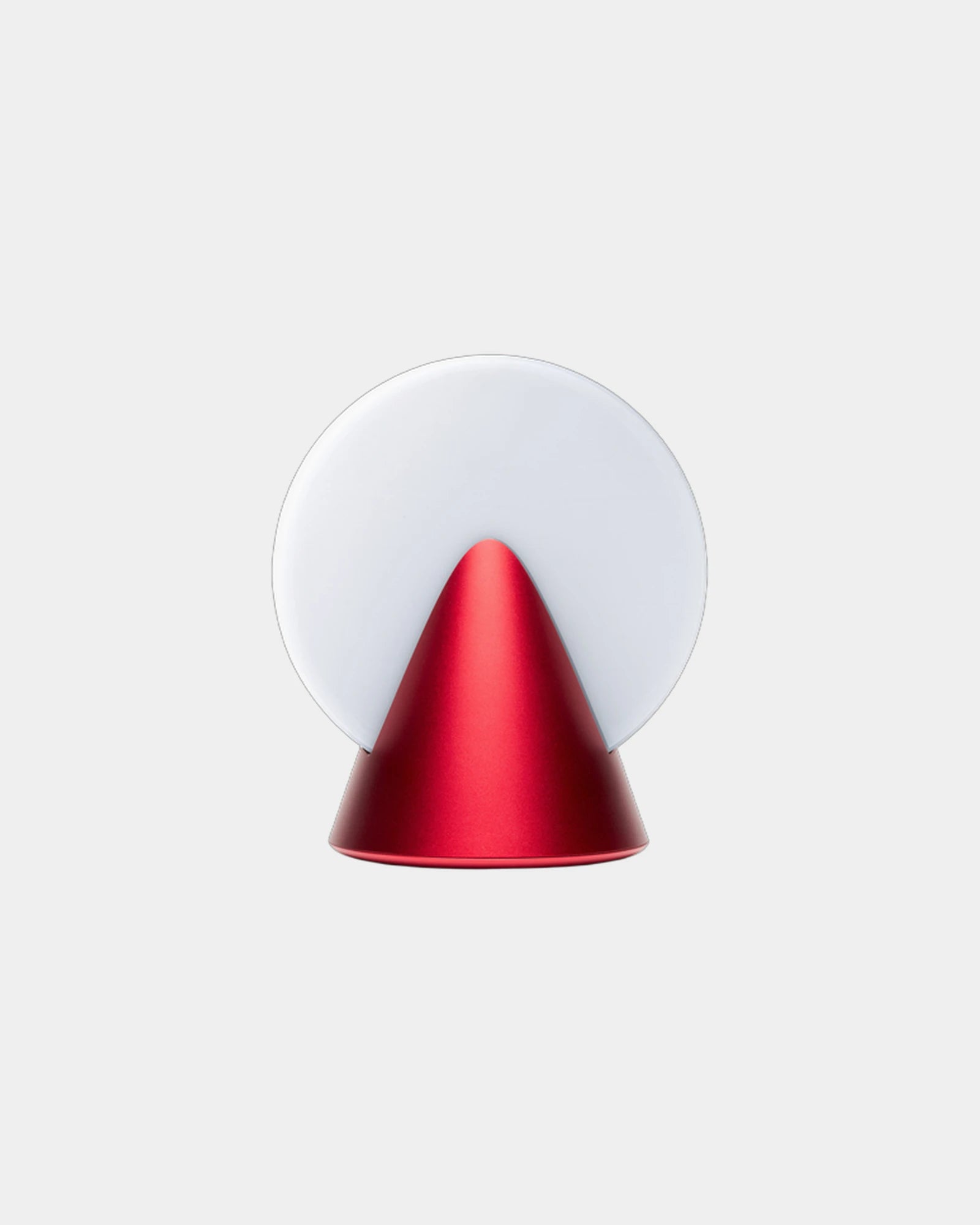 Lampada LED alluminio Lexon Conic da personalizzare - Rosso Cherry