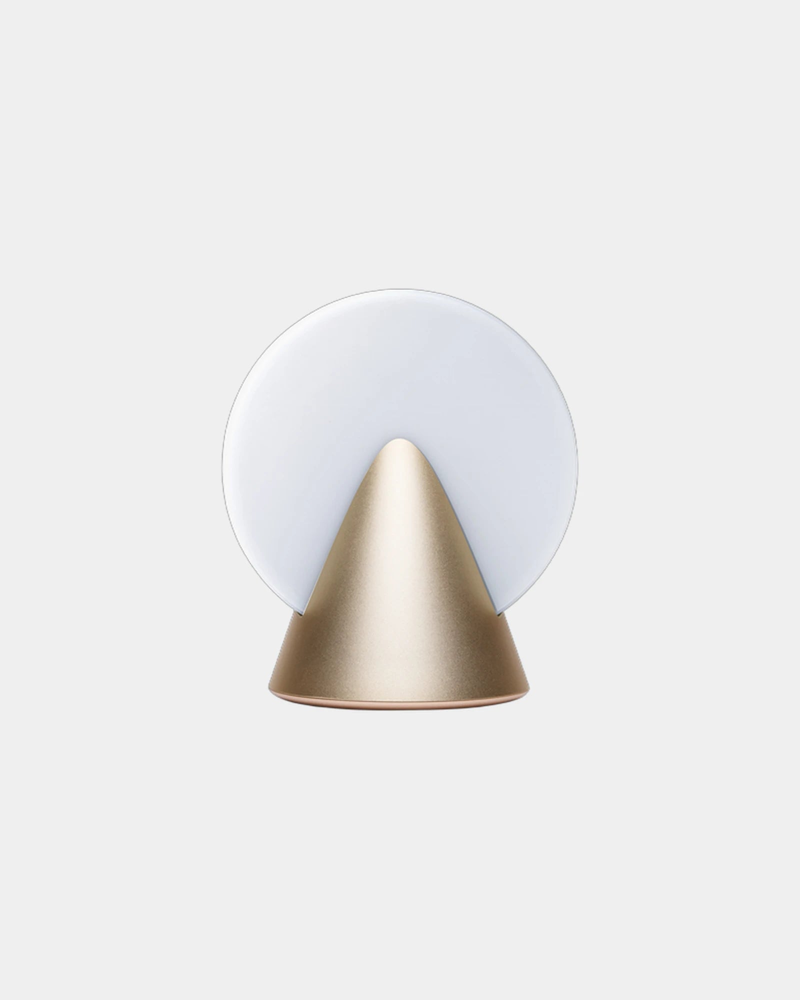 Lampada LED alluminio Lexon Conic da personalizzare - Miele Dorato