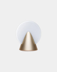 Lampada LED alluminio Lexon Conic da personalizzare - Miele Dorato