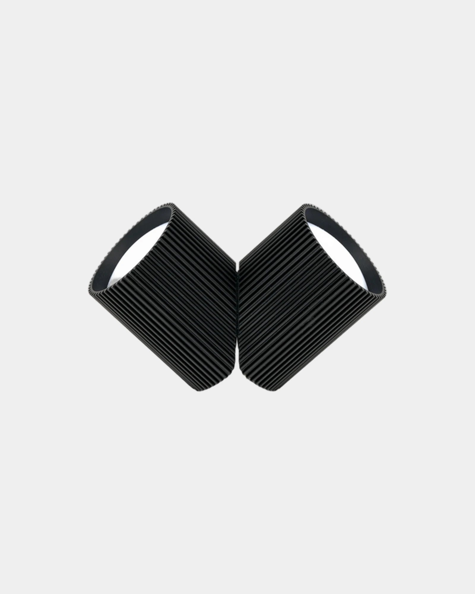 Lampada magnetica alluminio Ray Light da personalizzare - Nero opaco