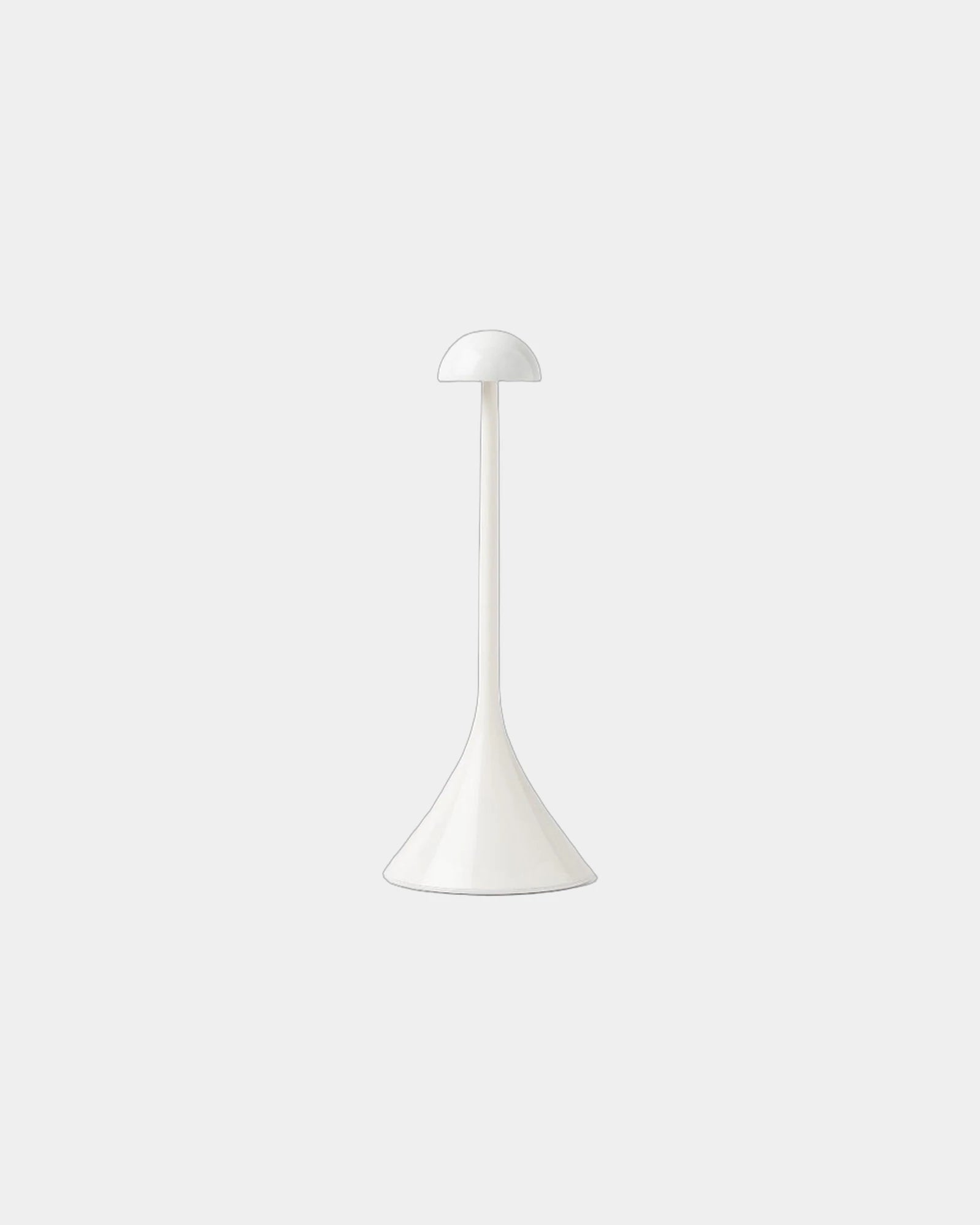 Lampada LED ricaricabile Lexon Steli S da personalizzare - Bianco lucido
