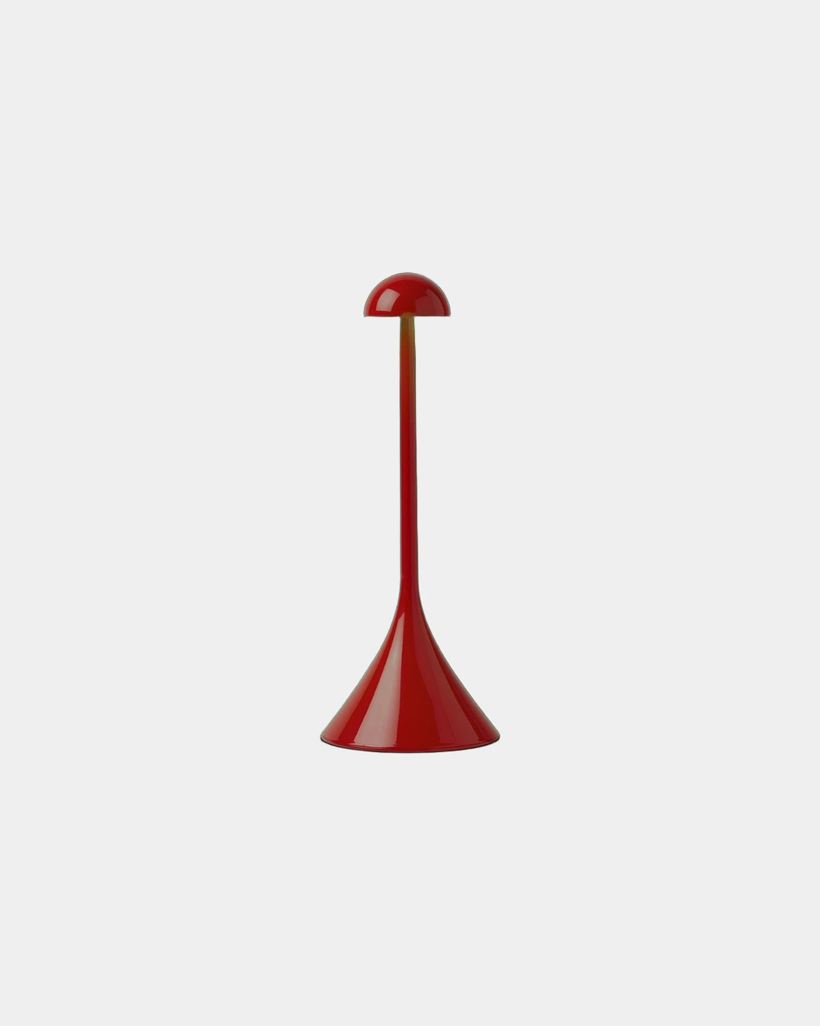 Lampada LED ricaricabile Lexon Steli S da personalizzare - Rosso lucido