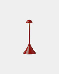 Lampada LED ricaricabile Lexon Steli S da personalizzare - Rosso lucido