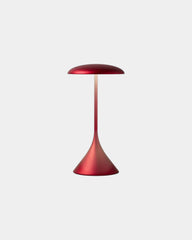 Lampada da tavolo alluminio Steli Dome da personalizzare - Rosso scuro